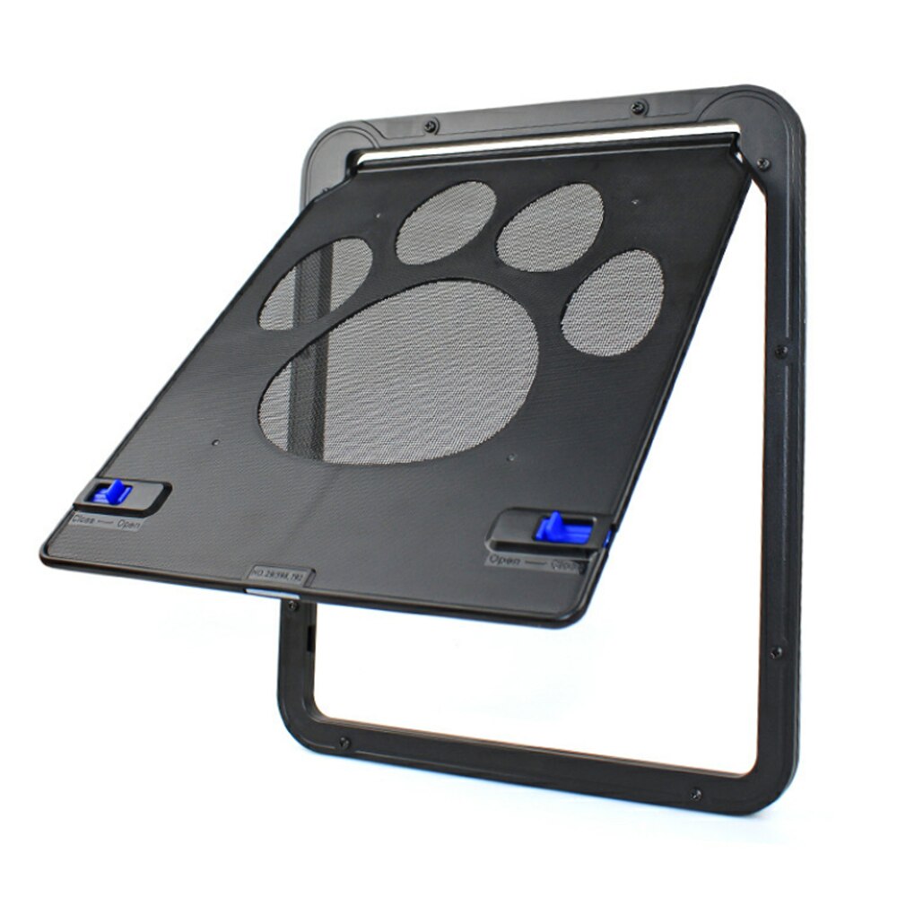 Safety Magnetic Flap Door Pet Window Gate Cat Door Lockable Puppy Screen Pet Door Garden Pet Tunnel Dog Fence Cat Dogs Access