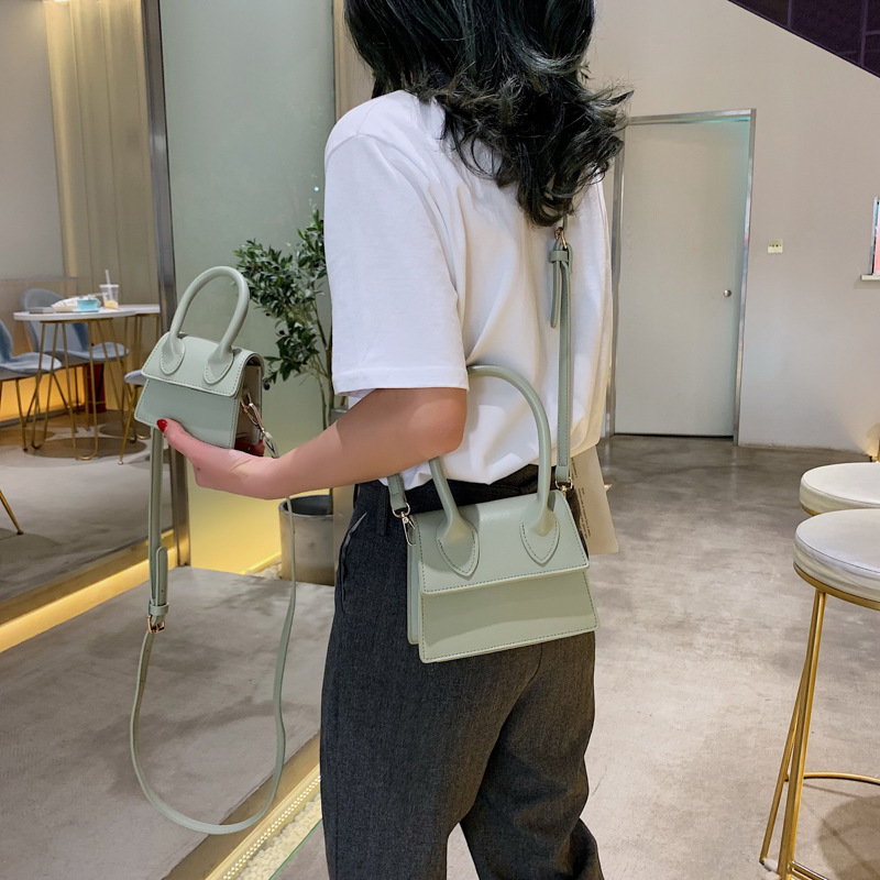 femmes Mini sac à bandoulière deux taille sac à bandoulière en cuir PU sac petit rabat d'embrayage moraillon sac à main messager