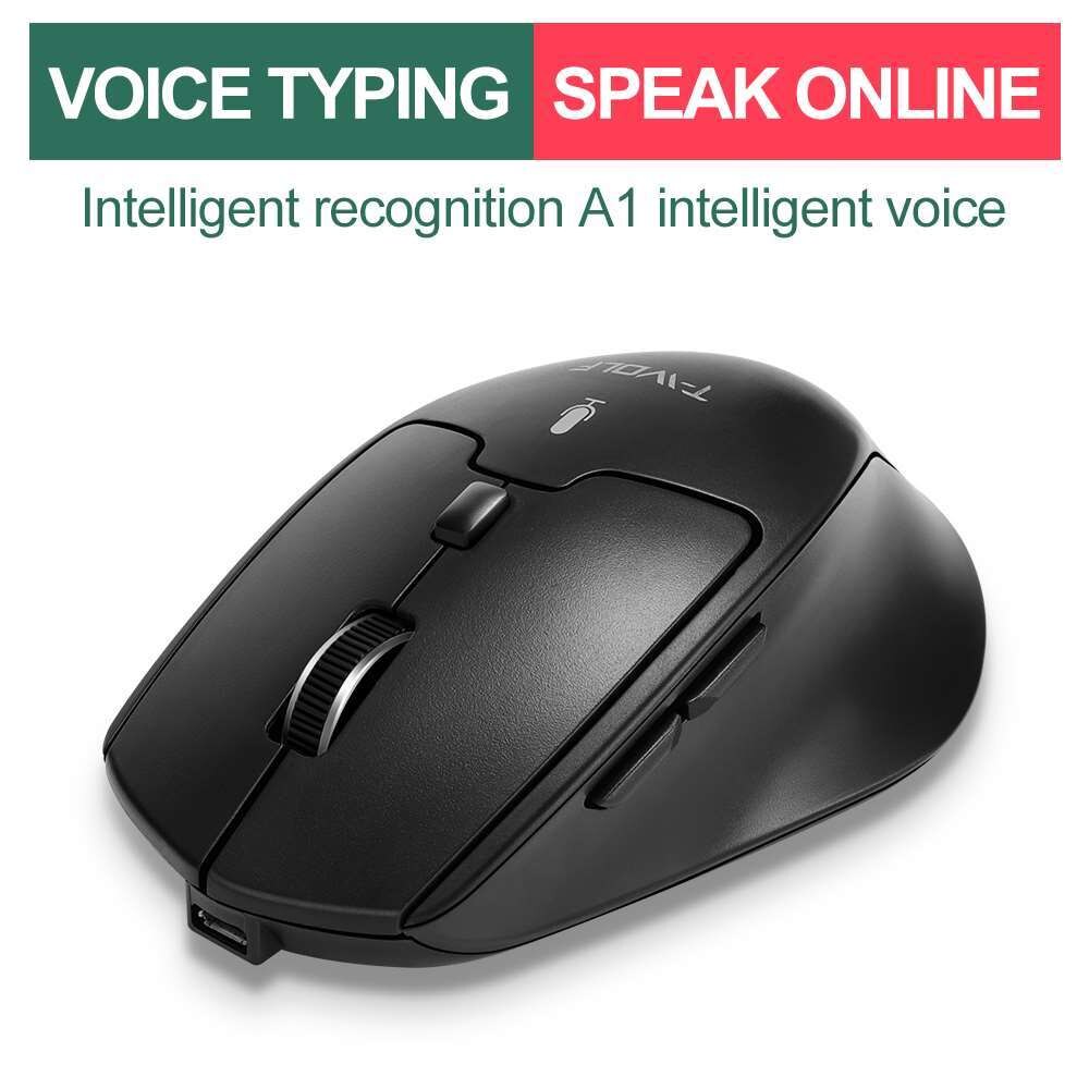 AI Smart Voice Mouse Ranslation Mouse Rechargeable Desktop Laptop Business Office Wireless Voice-controlled Talking Typing Mouse