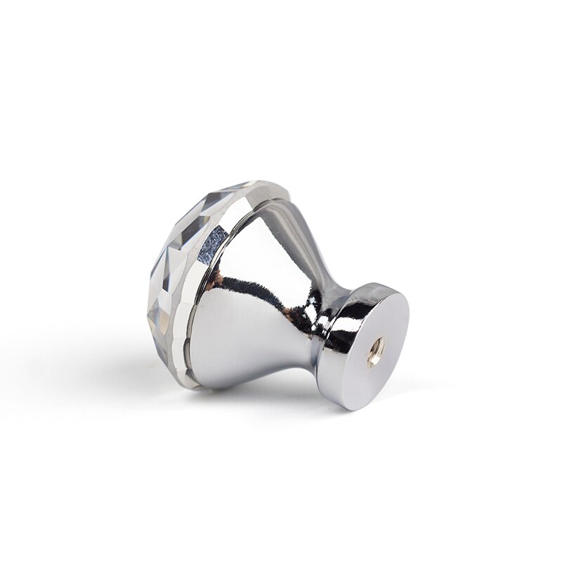 Keenkee Keuken Meubels Kast Deurgrepen Lade Handvat Kast Deurknop Lade Pull Kristal Met Chroom Goud Kleur