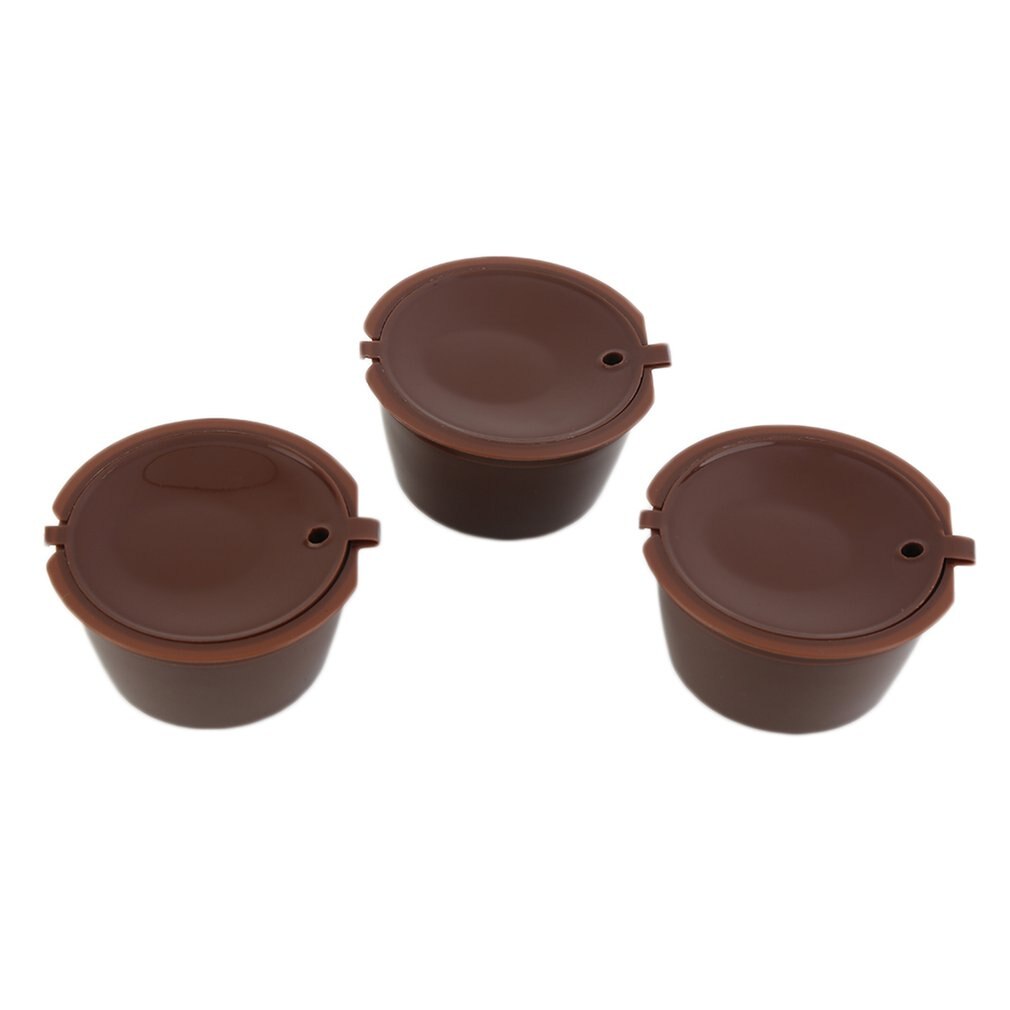 3 stk/sæt kaffe genanvendelige kapsler kop kaffe filter kurve køkken genopfyldelige pods maskiner filter kopper værktøj