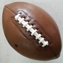 Outdoor Sport Rugby Bal American Football Ball Vintage Pu Maat 9 Voor College Tieners Training/Decoratie