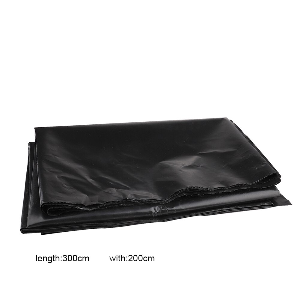 Gummi dam liner sort dam liner til vand haven koi damme vandløb springvand tunge garanti landskabspleje pool dam: 2 x 3m