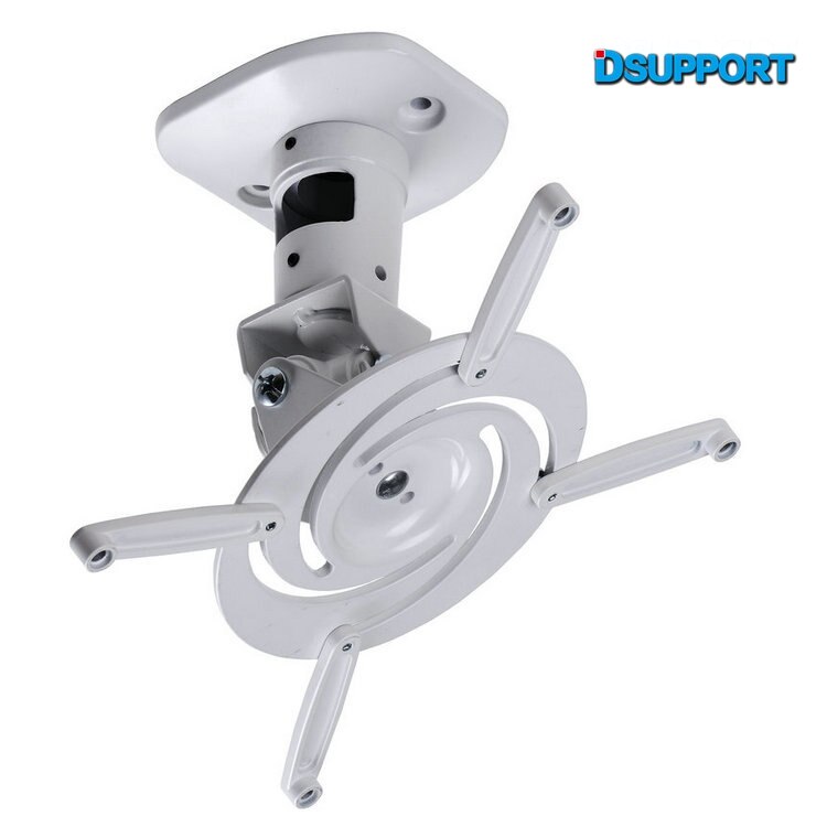 PR01 Aluminum Alloy 360 Degree Universal Projector Mount Bracket Ceiling Wall Hanger