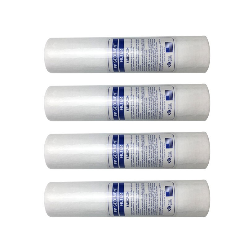 10 Inch 1-Micrometre Sediment PP Cotton Water Purifier Filter Cartridge Reverse Osmosis System: Default Title