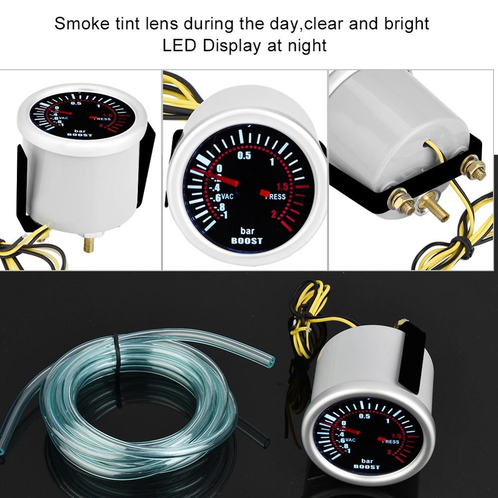 Turbo Boost Gauge 2 inch Car Universal 12V LED Digital Turbo Boost PSI Gauge Meter