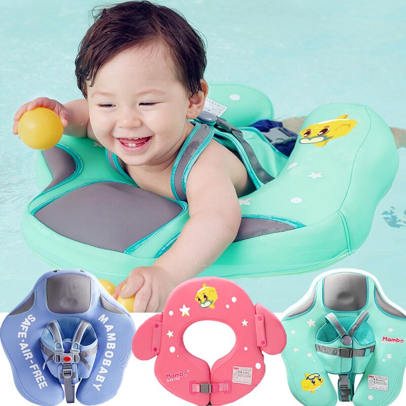 Enfant natation anneau sécurité Non-gonflable flotteur couché infantile enfants natation piscine accessoires cercle bain jouets flotteur natation formateur