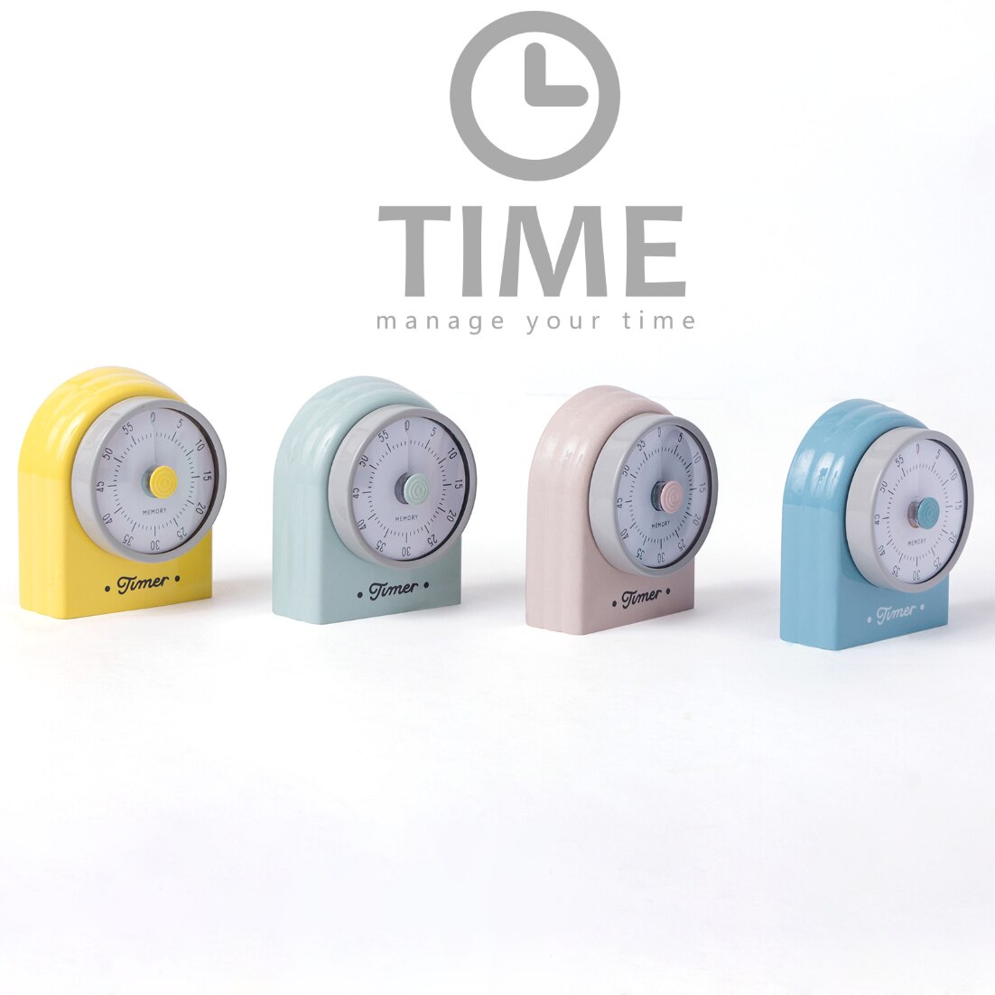 Mechanische Runing Timer Zichtbaar Count Down Wekker Magnetische Tijd Herinnering