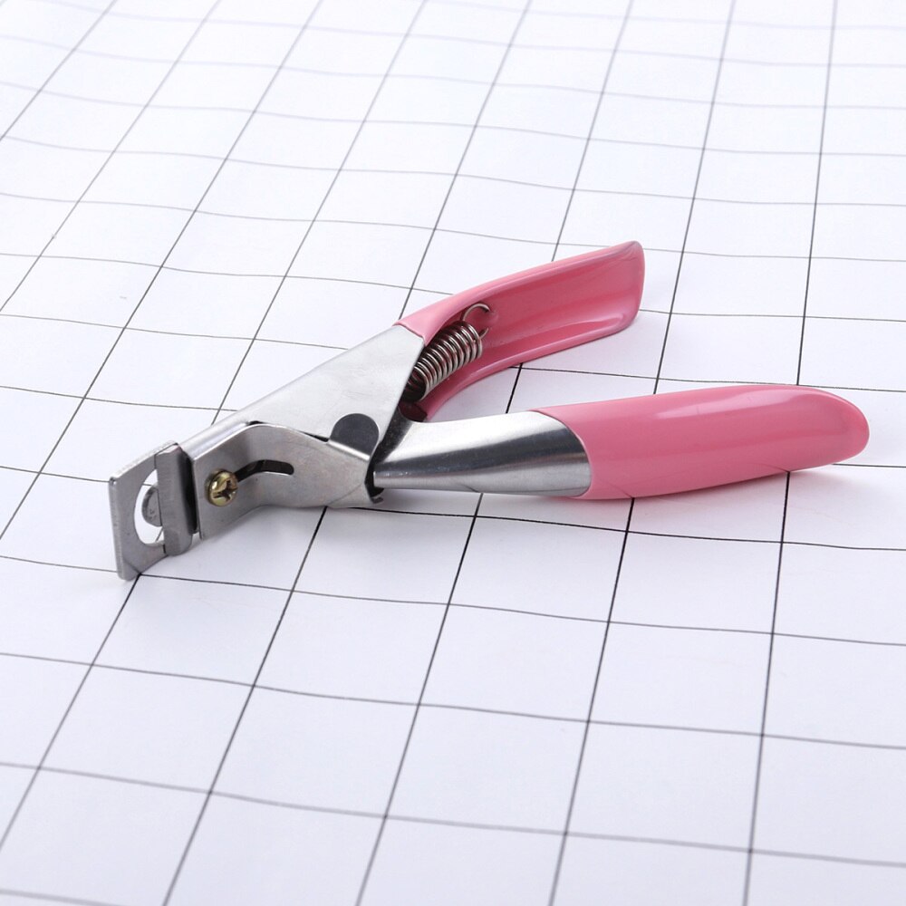 Stainless Steel Nail Art Manicure U-shape Scissors Line Edge Cutter French Tips Nail Acrylic Art Shear Clipper File Trimmers