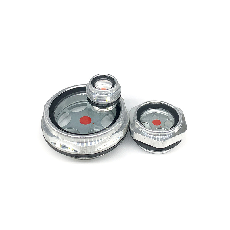 1 PC of 1/4" 3/8" 1/2" 3/4" 1" 1-1/4" 1-1/2" 2" BSP NPT Male Aluminum Oil Sight Glass Window Use For Air Compressor Lathe