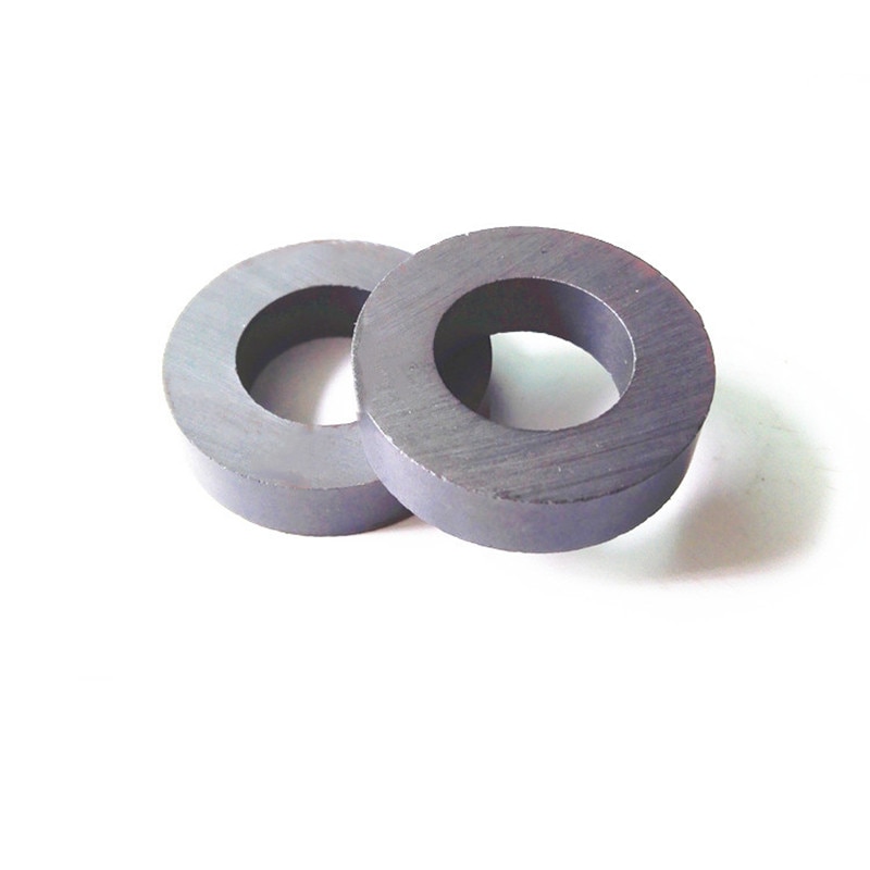 10pcs/lot Y30 Ring Ferrite Magnet 32*6 mm Hole 18mm Permanent magnet 32mm x 6mm Black Round Speaker 32X6 mm 32-18*6