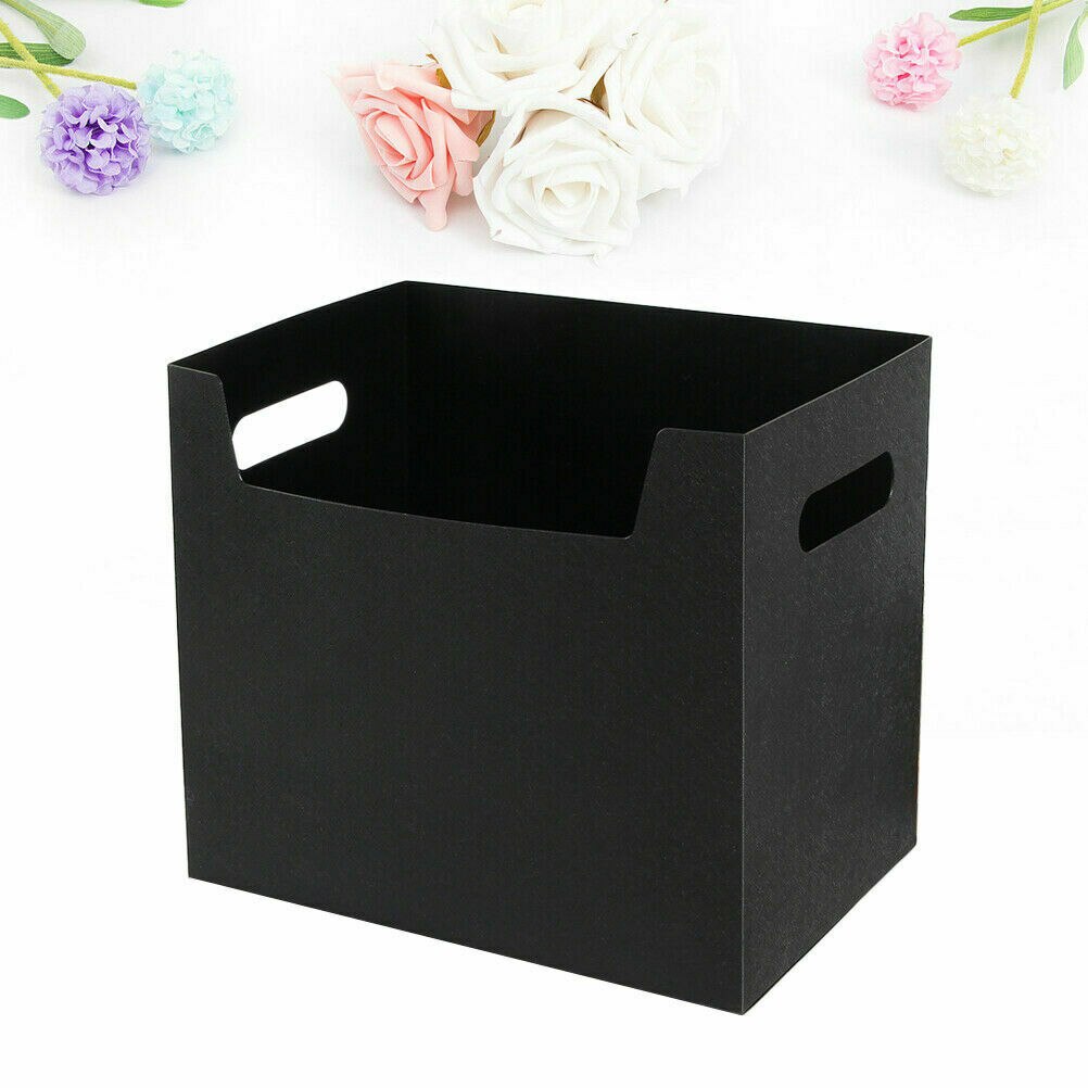 Portable PP Books File Box Paper Holders Drawers Office Documents Desktop Organizer Kit Socks Storage Drawers Roganizer: Black