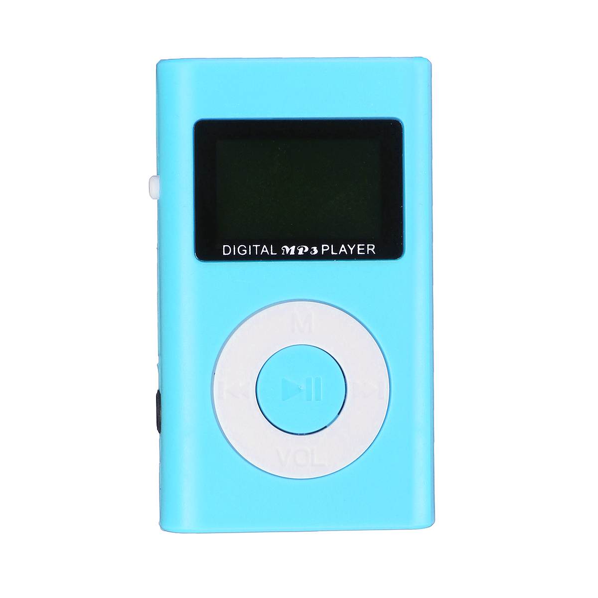Leory mini draagbare usb  mp3 -speler met oortelefoon, lcd-schermondersteuning, 32gb micro sd-tf-kaartlezers voor sportmuziekspeler  mp3: Blauw