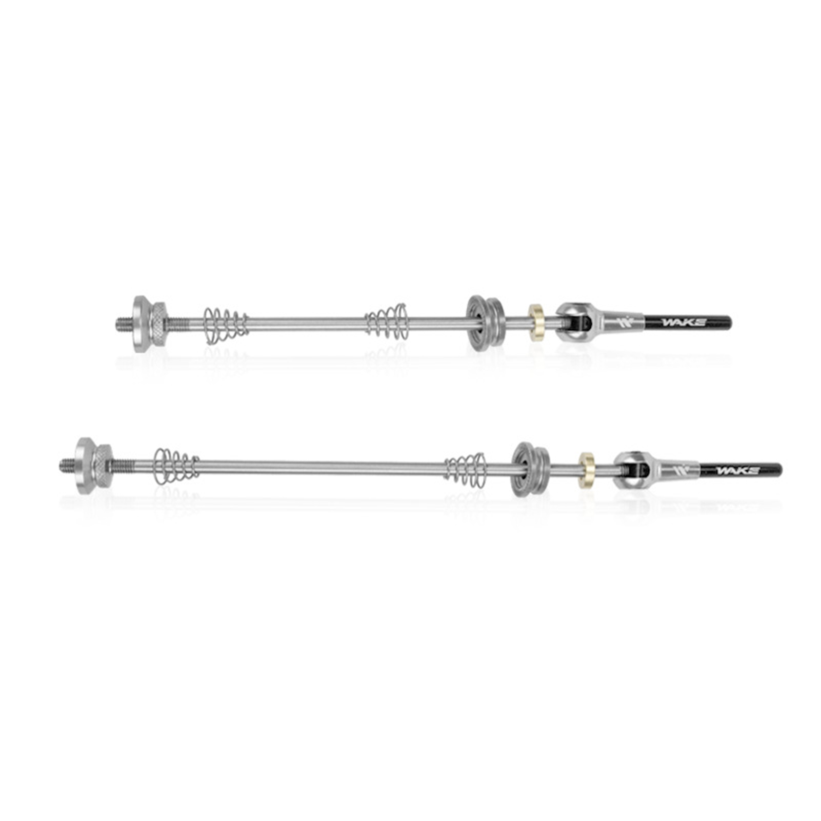 2 PCS Bike Quick Release Wheel Hub Shaft Front Rear Set Bicycle Quick Release Skewer Axle: Silver HQ-01