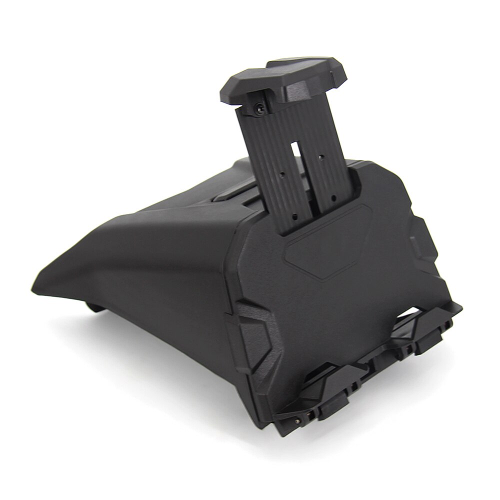 Electronic Device Holder With Integrated Storage For Can Am Maverick X3 Models Smartphone Navigation Stand Black