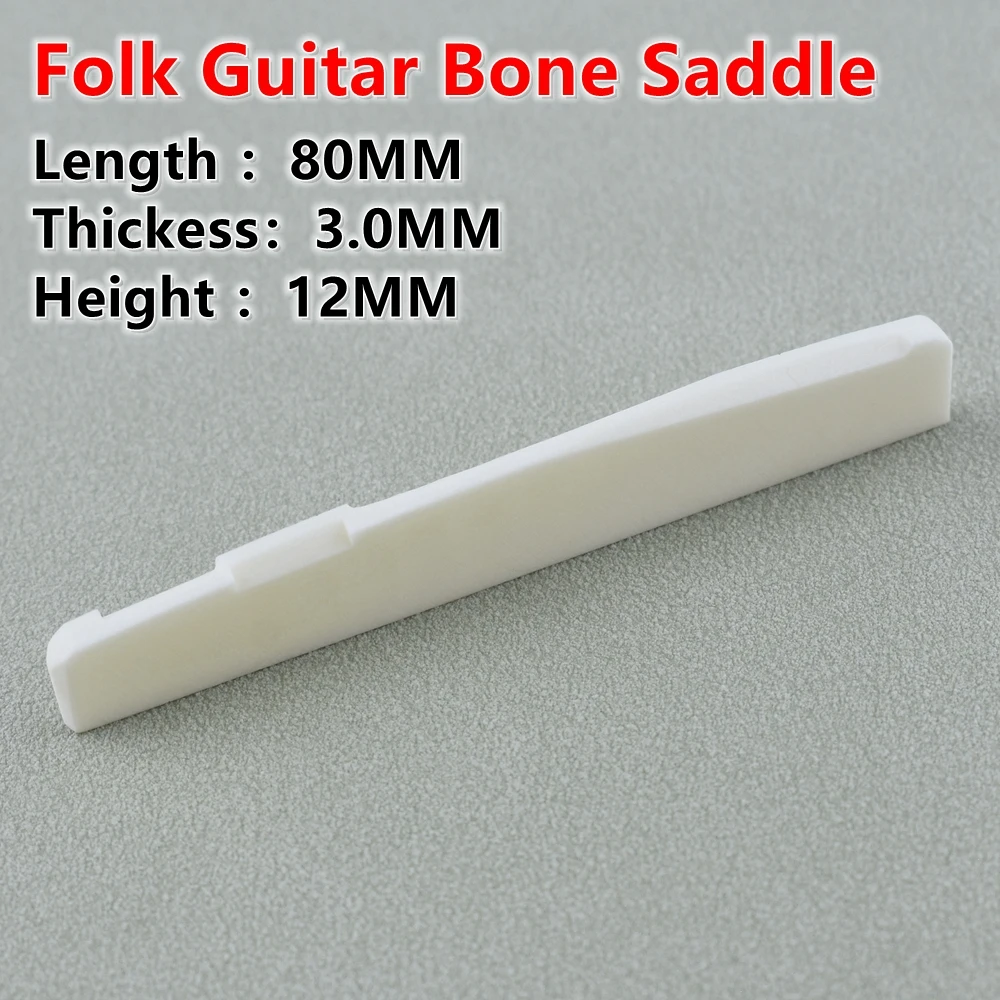 1 tuerca de hueso de guitarra de 6 cuerdas y sillín de puente hecho de hueso Real para piezas y accesorios de guitarra acústica/eléctrica: Gris claro