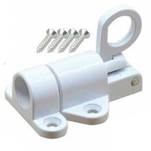 Door Bolt Aluminum Alloy Self-closing Automatic Latch Window Gate Security Latch Sprung Attic Loft Ceiling Hatch Lock