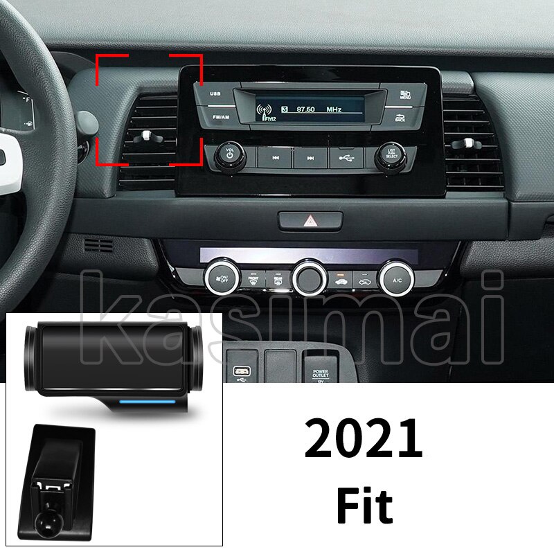 Specjalny uchwyt samochodowy do telefonu Honda Civic Accord XRV Crider Vezel Avancier URV CRV w samochodzie magnetyczny uchwyt do telefonu komórkowego dla iPhone: For 2021 Fit