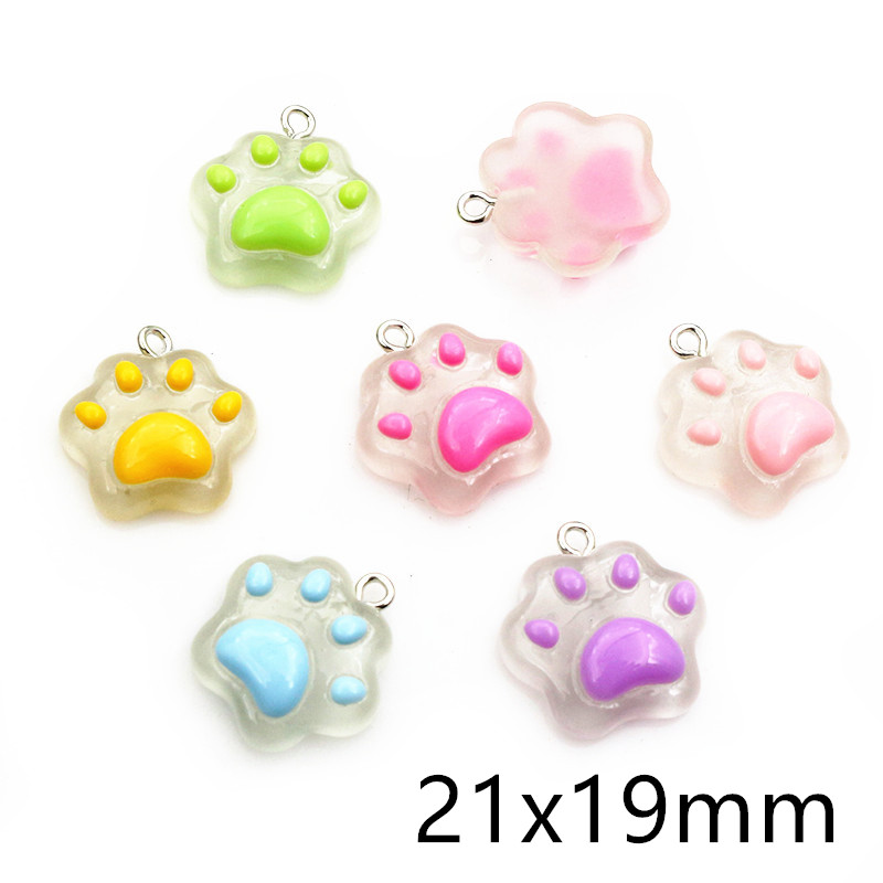 10Pcs colores aleatorios variados estrella corazón pastel amuletos resina brillo lindo collar llavero colgante DIY llavero haciendo Accesorios: Violeta