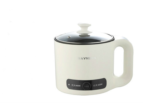 Multifunctional electric cooker, electric pot, small electric heating pot, household small electric cooker, noodle cooker: Mechanical black