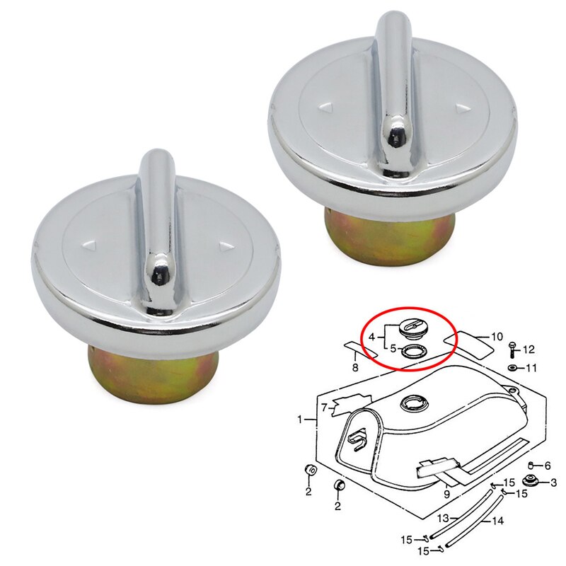 Fuel Gas Tank Cap Cover fit For Honda Z50 CT70 CT70H TRX70 ATC70 ATC110 ATC200 Pit Bike Dirt Bikes ATV Scooter Fuel Cover: Dark Grey