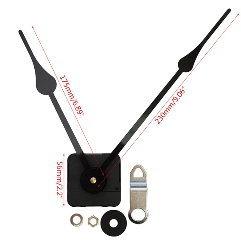 DIY Quartz Wall Clock Movement Mechanism Large Wall Quartz Clock Movement Mechanism Hands Repair Tool Parts