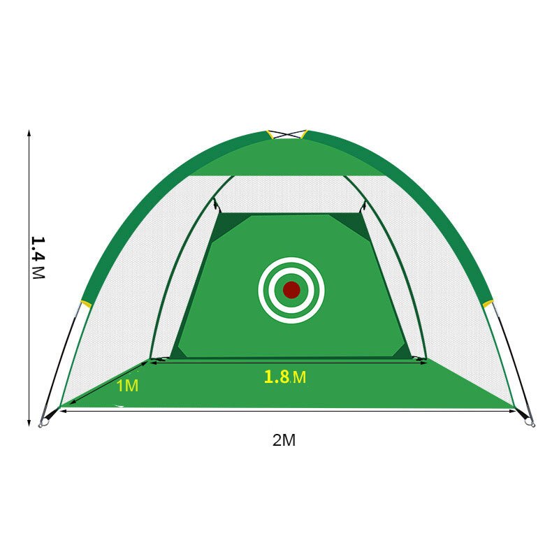 1M 2M Golf Cage pratique Net formation intérieure en plein air Sport Golf exercice équipement jardin formateur Portable Golf formation tente