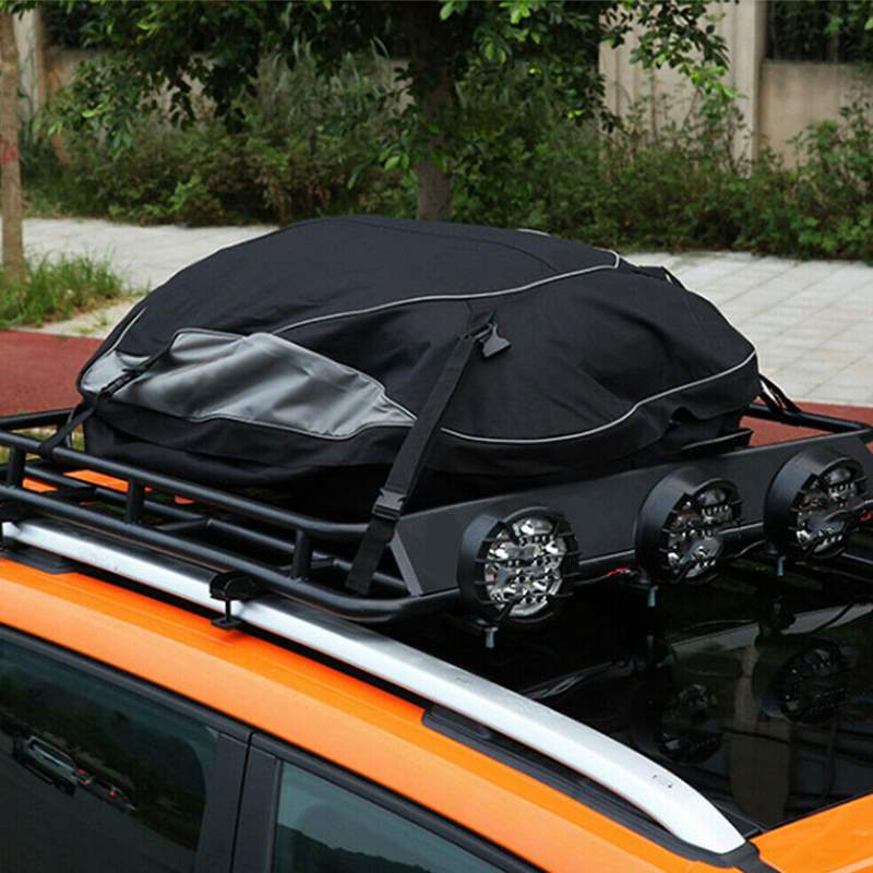155 x 110 x 45cm 420d oxford bil tagboks tagpose vandtæt tagbagagebærer opbevaringstaske rejse vandtæt til suv biler