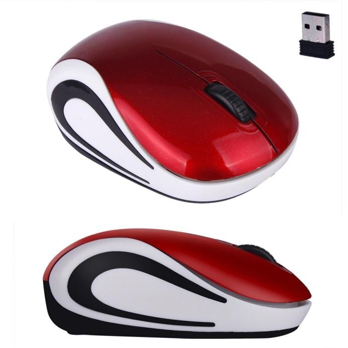 Wireless Mouse Computer 2000DPI Cute Mini 2.4 GHz Gaming Mouse Optical USB Desktop Wireless Mouse For Laptop Silent Mouse: Default Title