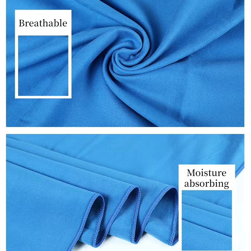 Verdikte microvezelhanddoek voor reizen, sport, sneldrogend, superabsorberend, grote haarhanddoek, superzacht en lichtgewicht fitnesshanddoek