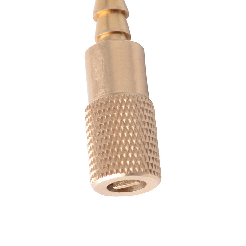 1PC 6mm Tyre Wheel Tire Air Chuck Inflator Pump Valve Car Clip Clamp Connector Adapter Auto Brass