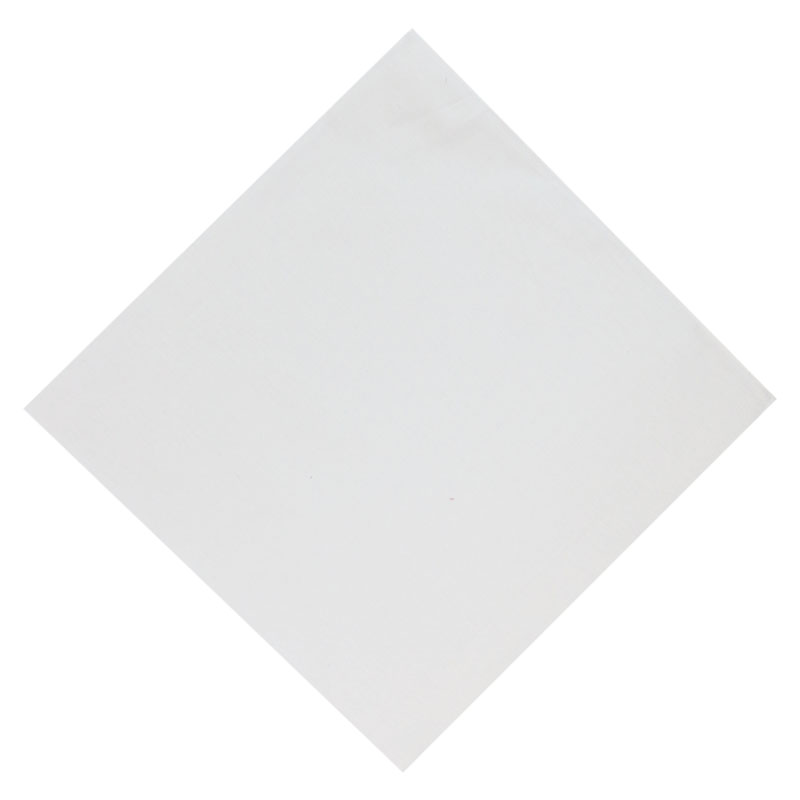 100% Cotton Soild Plain Black White Navy Blue Red Color Bandanas For WomensMens Multi Colour Style Wristband: White