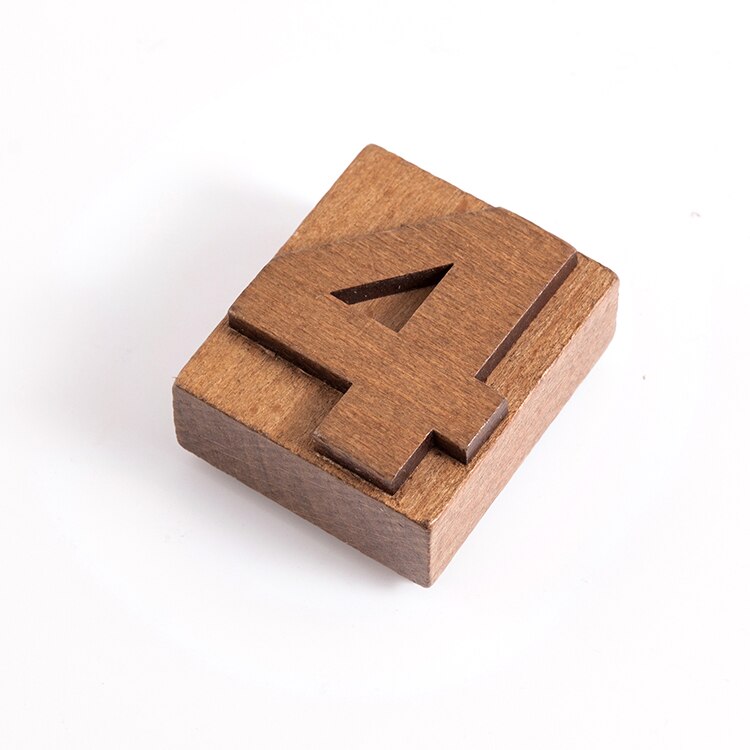 Vintage Grund Digitalen Symbol dekoration Holz stempel Set für scrapbooking album DIY handwerk dekoration stempel: 4