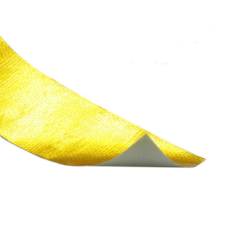 Gold 2'' Thermal exhaust Tape Air Intake Heat Insulation Shield Wrap Reflective Heat Barrier Self Adhesive Engine 2 Inch 5M