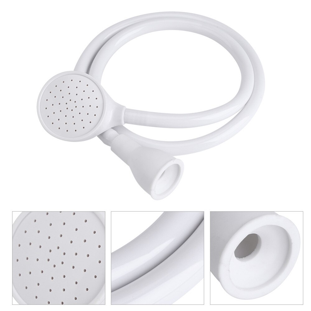 Pet Dog Cat Cleaning Shower Head Hose Push On Bath Tub Sink Faucet Pet Water Shower Head