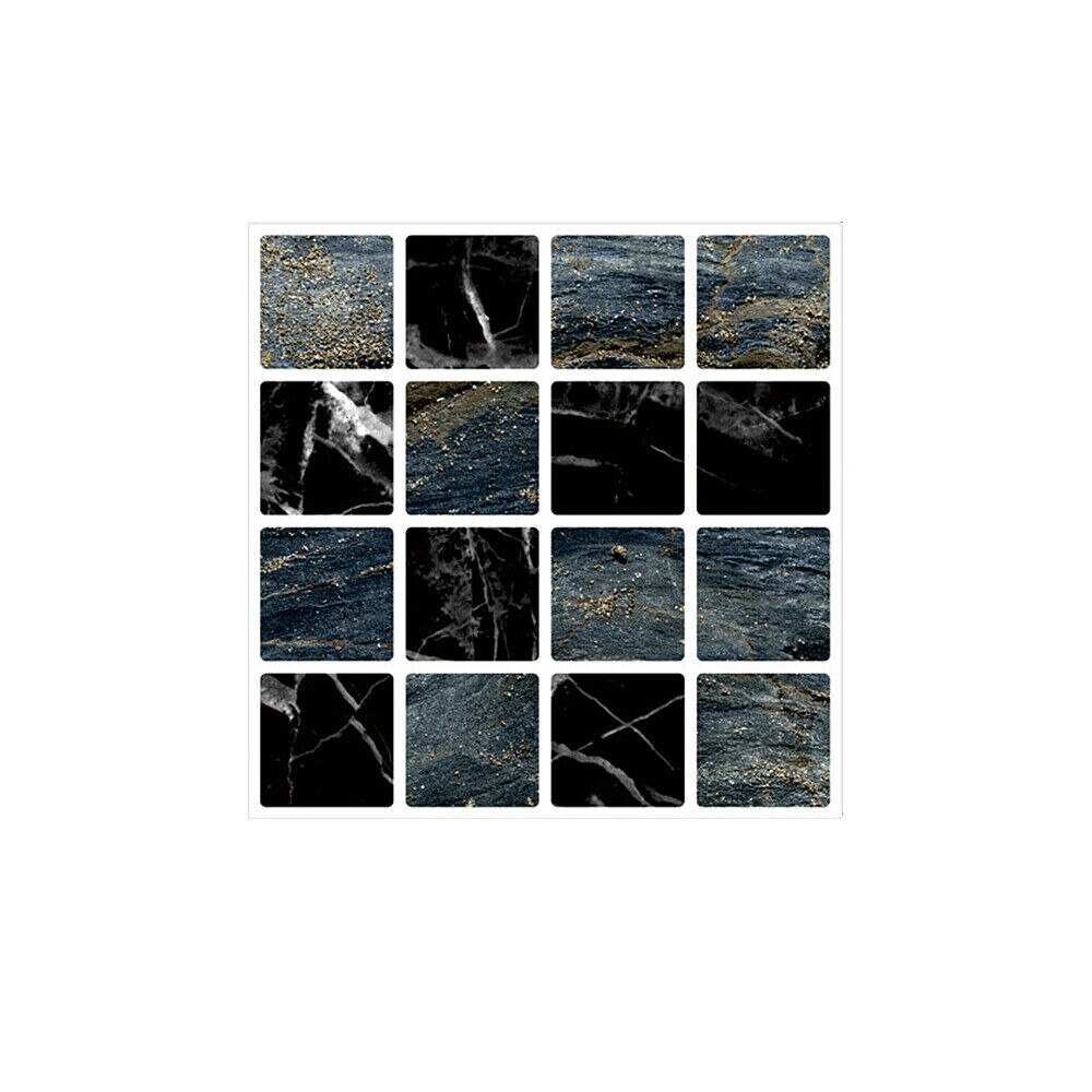 30 Pcs Waterdichte Zelfklevende Behang Stickers Schil En Stok Backsplash Keuken Badkamer Heatproof Mozaïek Vinyl Stickers: MSC067