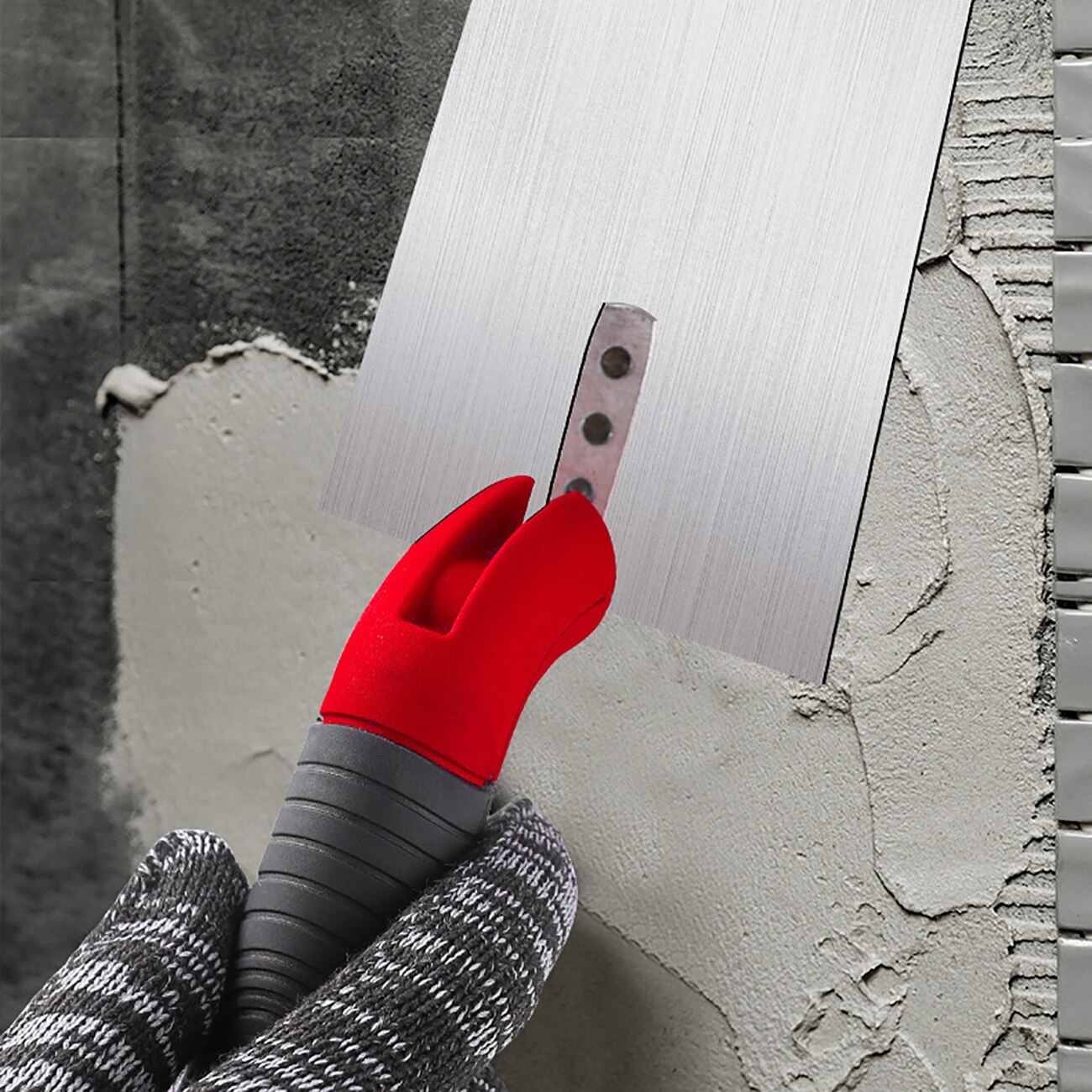 Automatic Plasterer Tool Concrete Trowel Scraping Dust Trowel Stainless Steel Plaster Trowel Wall Plastering Tool Tile Machine