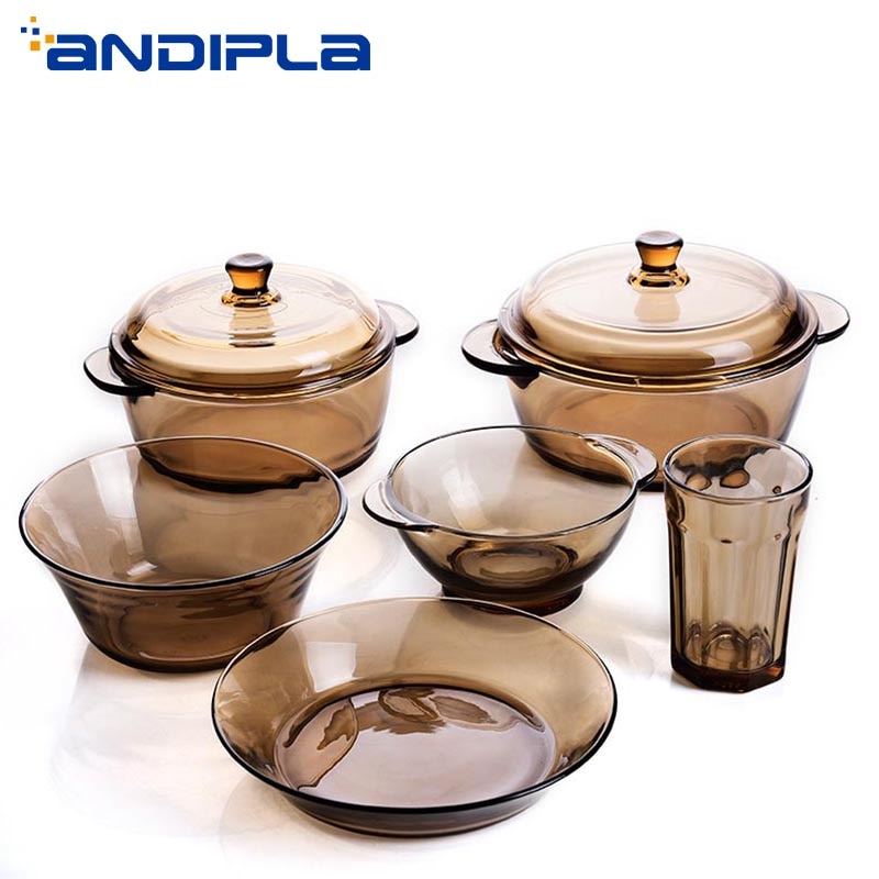Nordic Glas Dessert Kom Groente Fruit Salade Mengen Kom Ramen Kom Eettafel Plaat Keukengerei Tool Thuis Servies