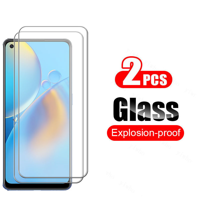 Protecteur d'écran pour OPPO A74 4G/5G, verre trempé, Film d'objectif de caméra, couverture de téléphone: 2 Glass / OppoA74 5G