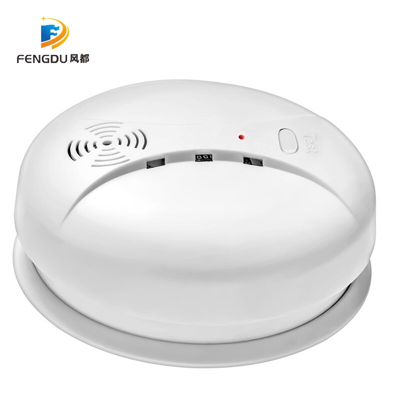 High Sensitive 433MHz Wireless Independent Smoke Fire Detector Home Security Low Battery Reminder Alarm Sensors Detectors