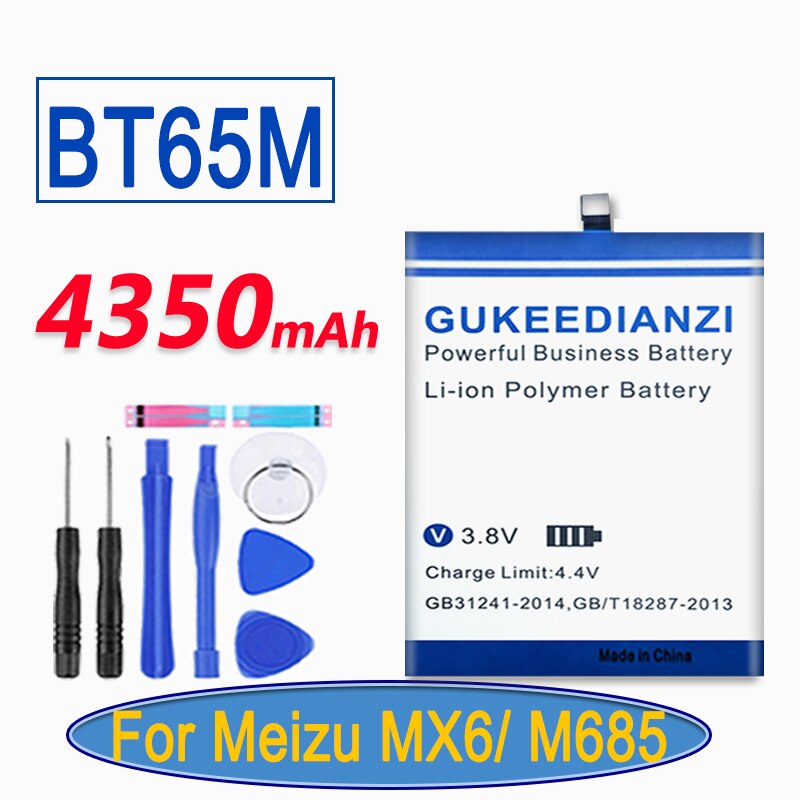 BT51 BT53 BT56 BT65M BT66 BT41 BT45A BA792 Batteria Per Meizu MX4/MX5/Mx6 Pro/Pro5/pro 6 Plus/M2 Note/Blu A5 /U10 BT710 Batteria: BT65M