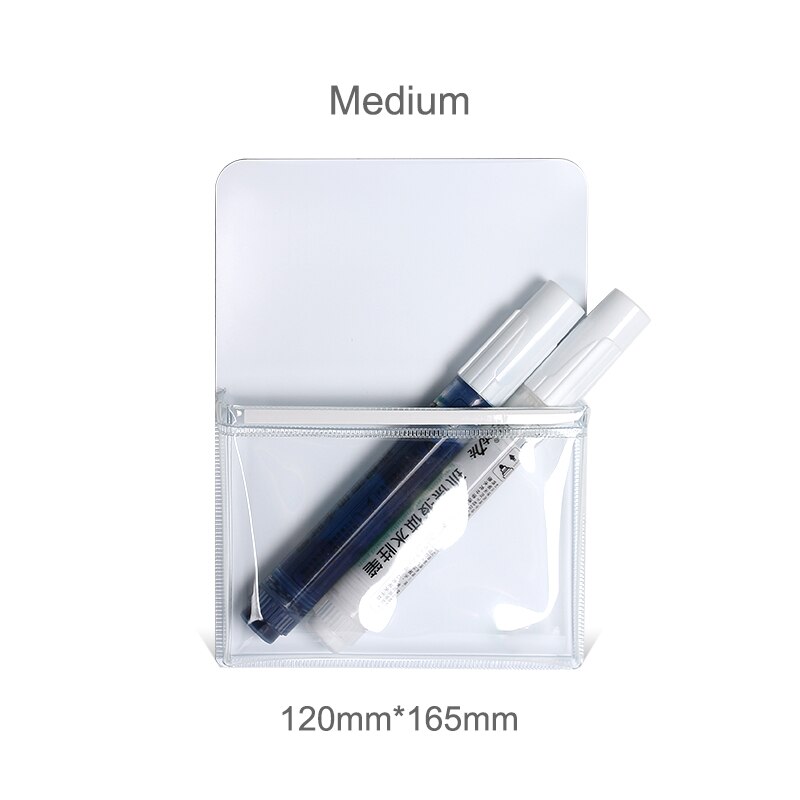 Magnetic Bag Fridge Magnet Pocket Holders Magnetic Pouch Kitchen Home Office Used: medium 120 x 165mm