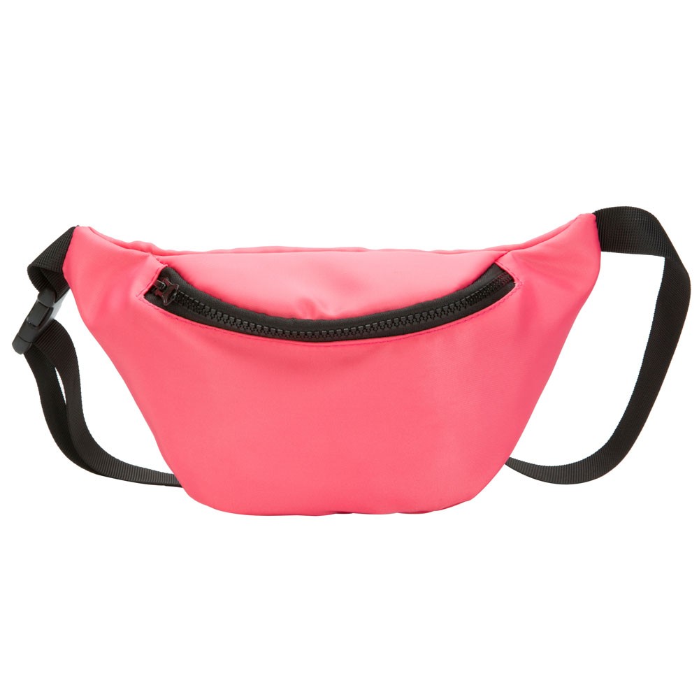 Kinder Nylon Taille Packs Kinder Feste Tasche Gurt Junge Mädchen Schulter Crossbody Brust Taschen Fanny Pack Candy Farben # YL1: Rosa