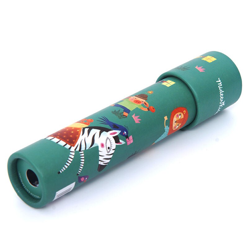 Kinderen Klassieke Speelgoed Caleidoscoop Draaibare Top Peuter Zintuiglijke Speelgoed Kids: zebra