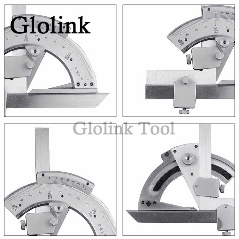 Universal Angle Ruler 0-320 Degrees Angle Square Gauge Ruler Carbon steel Protractor Measuring Tools