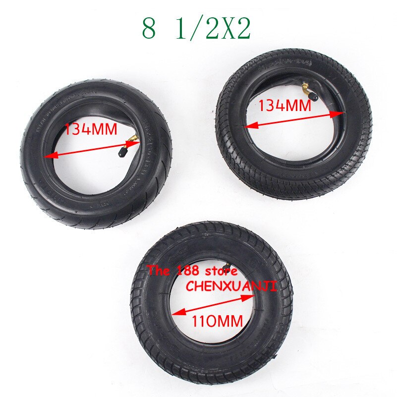3 types of tire 8 1/2x2(50-134) Baby carriage Wheelbarrow Electric scooter tyre and inner tube