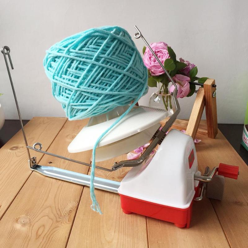 Household Swift Yarn Fiber String Ball Wool Winder Holder Hand Operated Cable Needle Wool Winding Machine