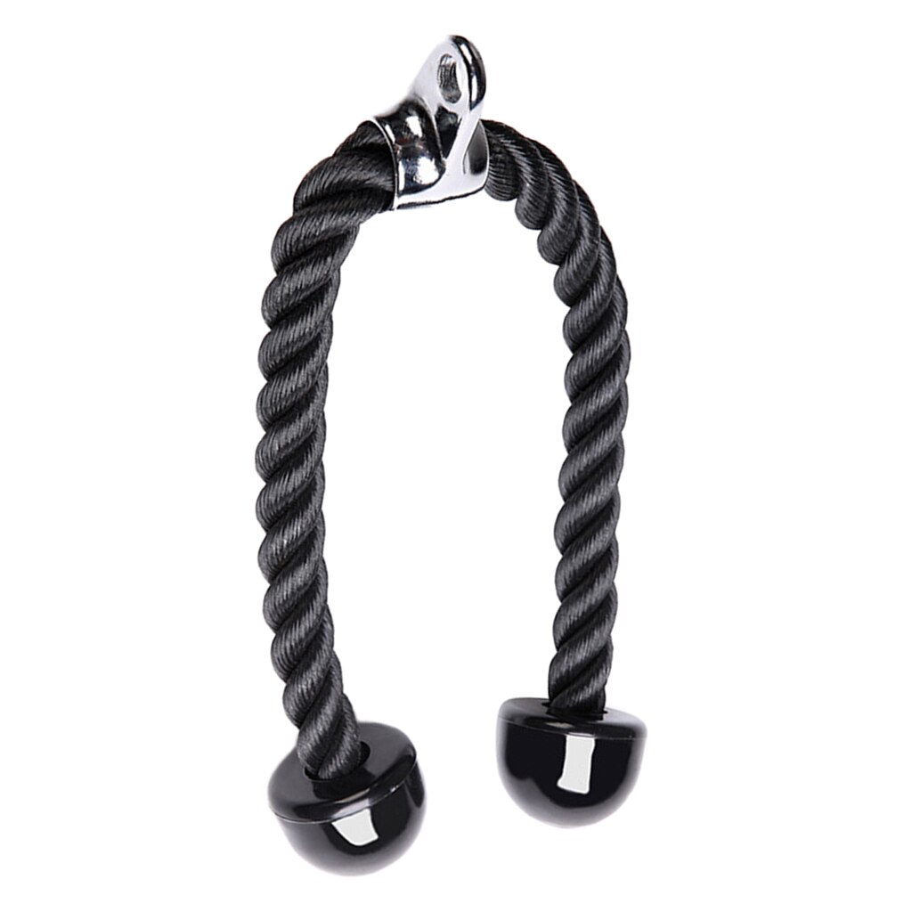 Tricep Rope Push Up Pull Down Press Cable Attachment Home Gym Exercise Tool