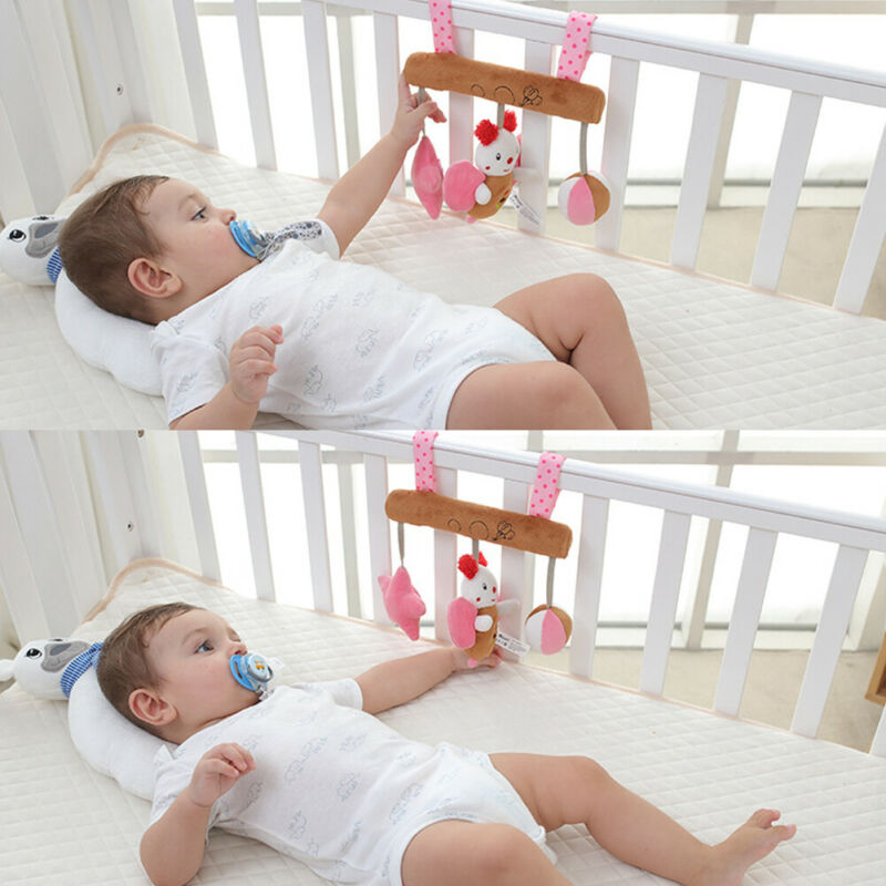 Kid Baby Krippe Bett Kinderwagen Hängen Bär Rassel Bett Kinderwagen Glocke Plüsch Spielzeug