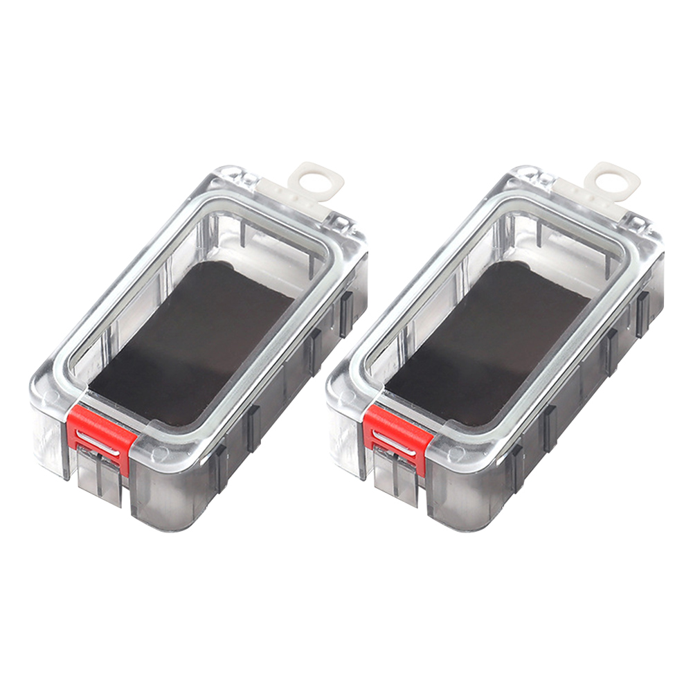 Expandable Fishing Tackle Box Fishing Tool Box with Magnetic Function Fishing Hardware Toolbox Luminous Fishing Accessories: Yellow